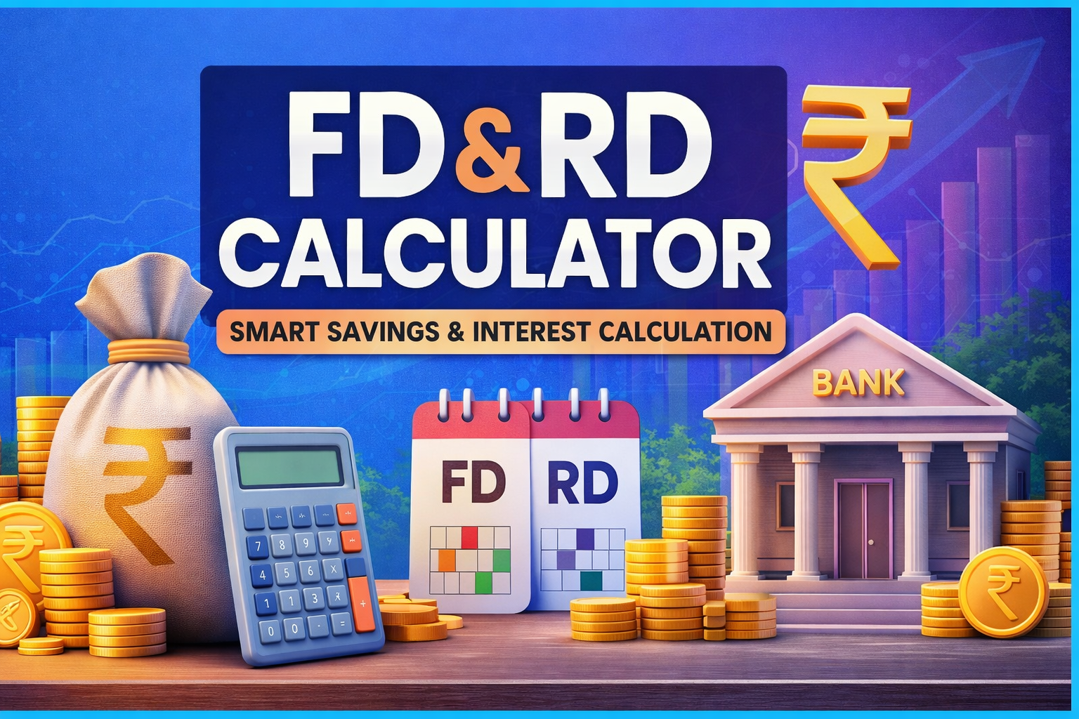 Bank FD & RD Calculator – Smart Saving Guide with Interest Calculation Tips